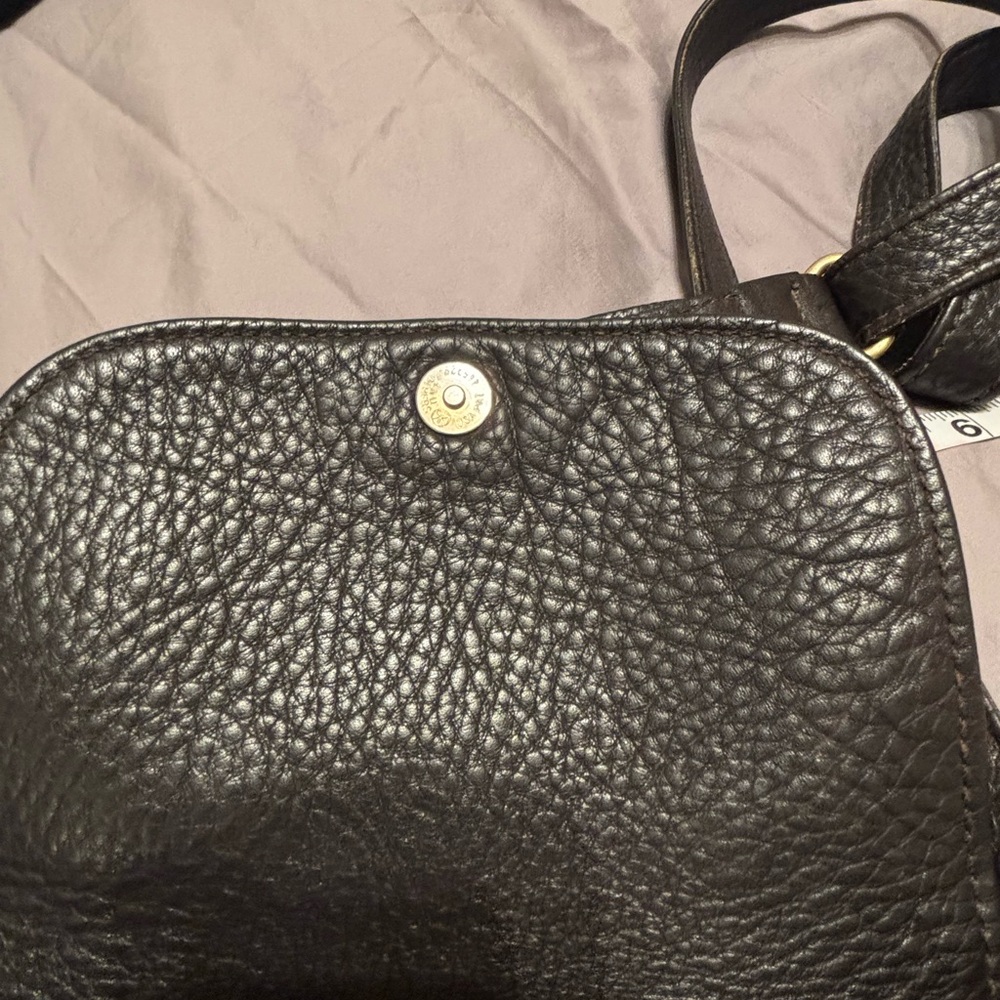 Vintage Coach Brown Pebbled Leather Flap Crossbody Bag USA Made Sonoma 4919 - Picture 7 of 13